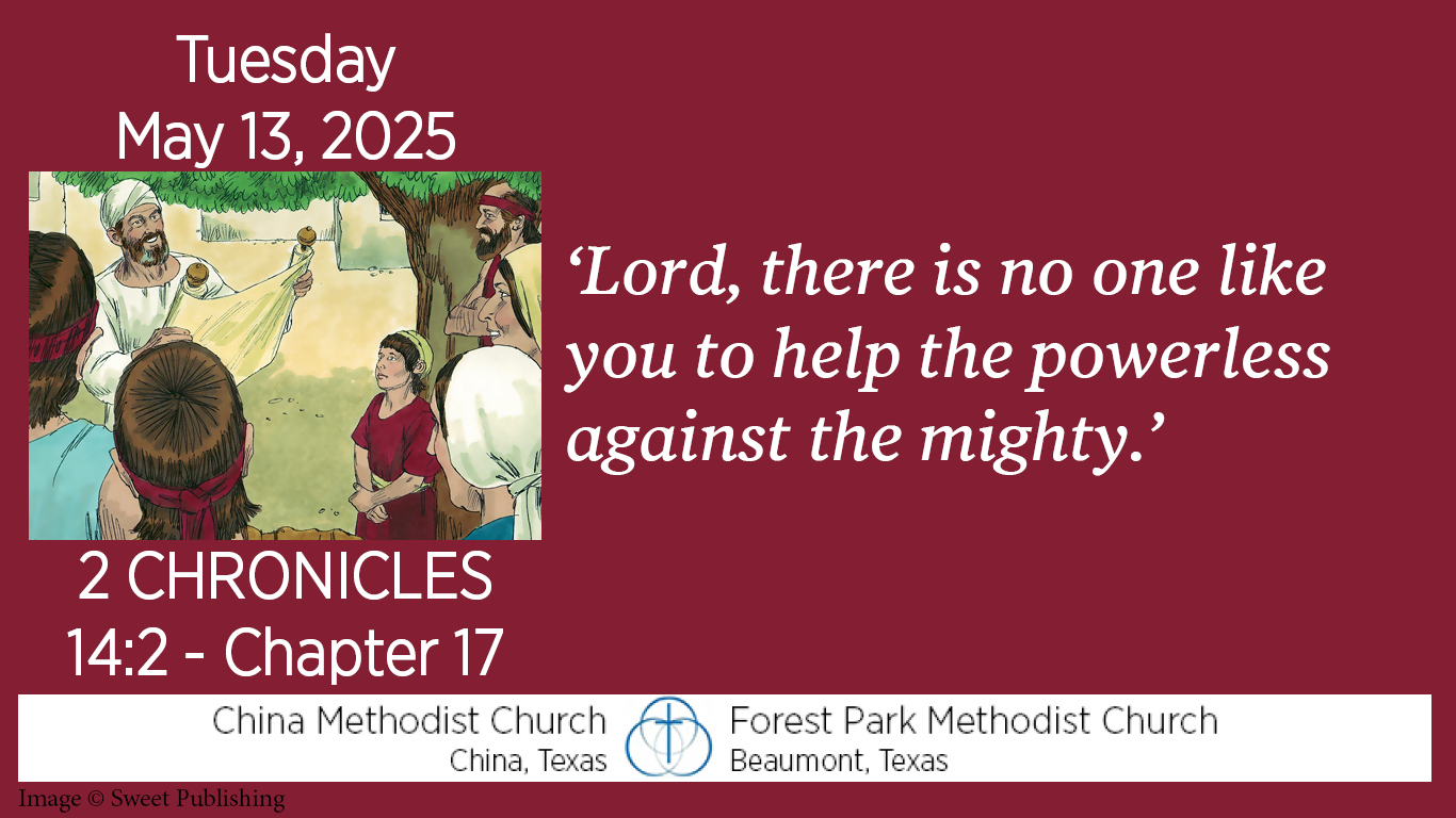 Lord, there is no one like you to help the powerless against the mighty.