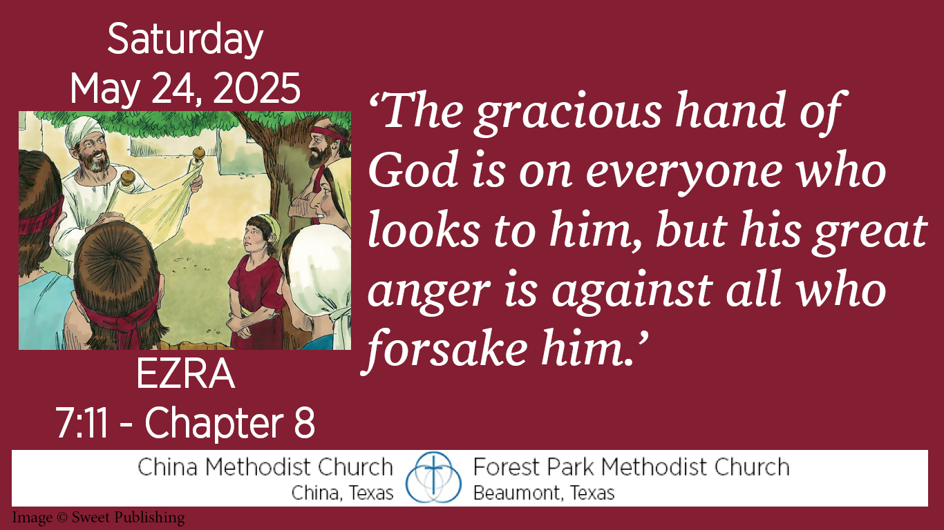 The gracious hand of God is on everyone who looks to him, but his great anger is against all who forsake him.