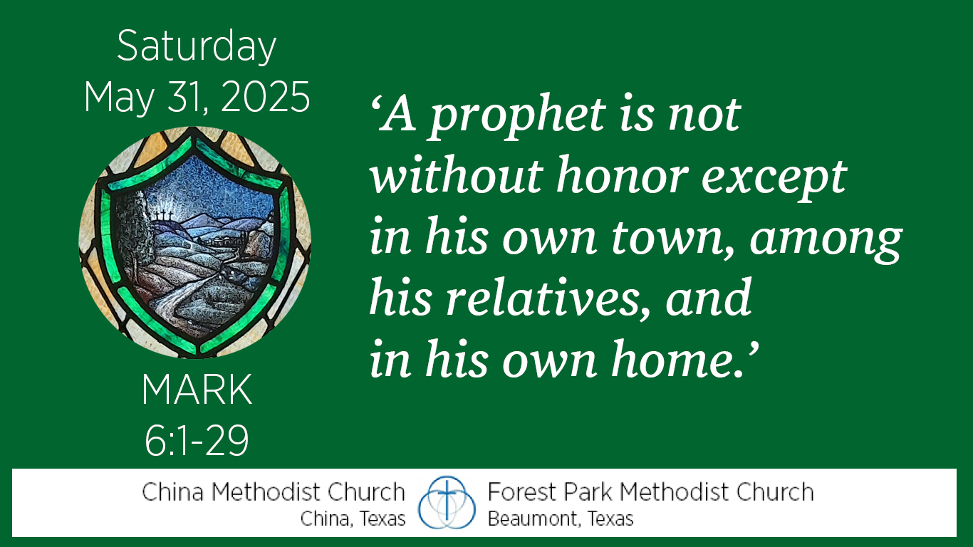 A prophet is not without honor except in his own town, among his relatives, and in his own home.