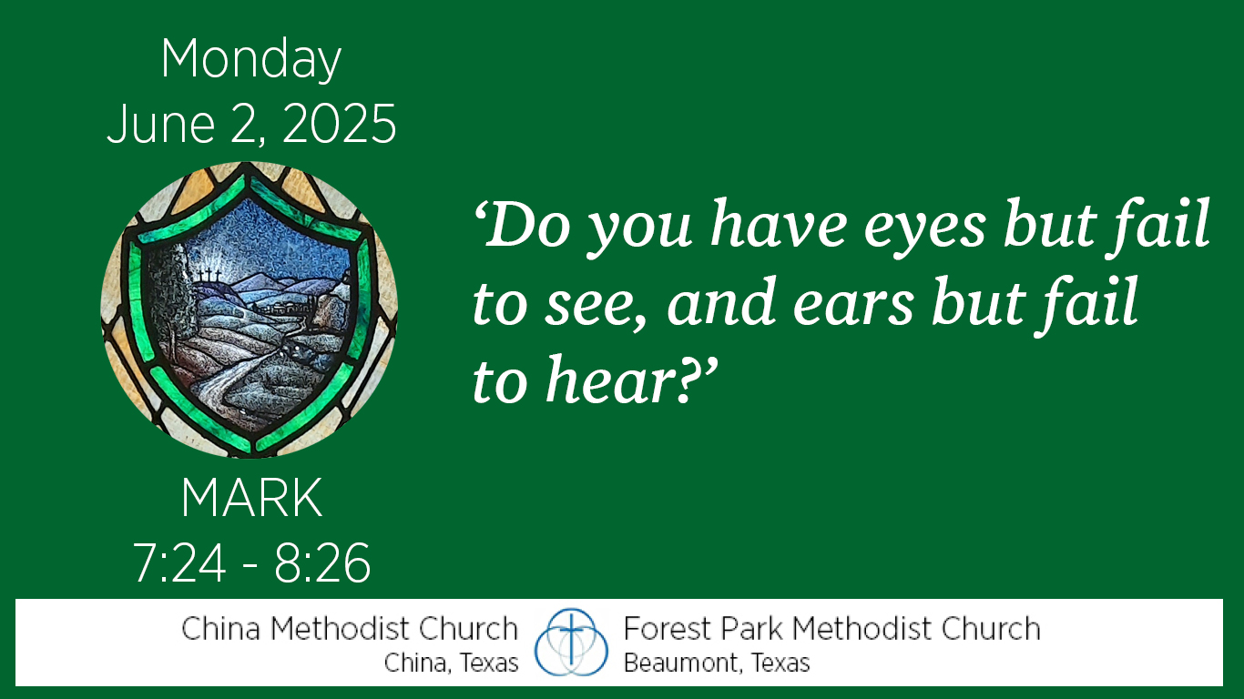 Do you have eyes but fail to see, and ears but fail to hear?
